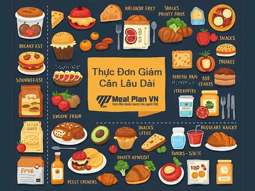 Áp dụng thực đơn giảm cân lâu dài 7 ngày này, giảm ngay 3,5kg/tuần