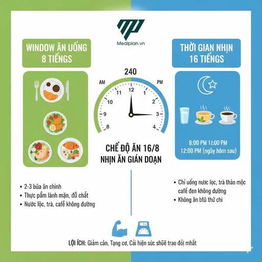 Chế độ 16 8 IF cần duy trì trong bao lâu