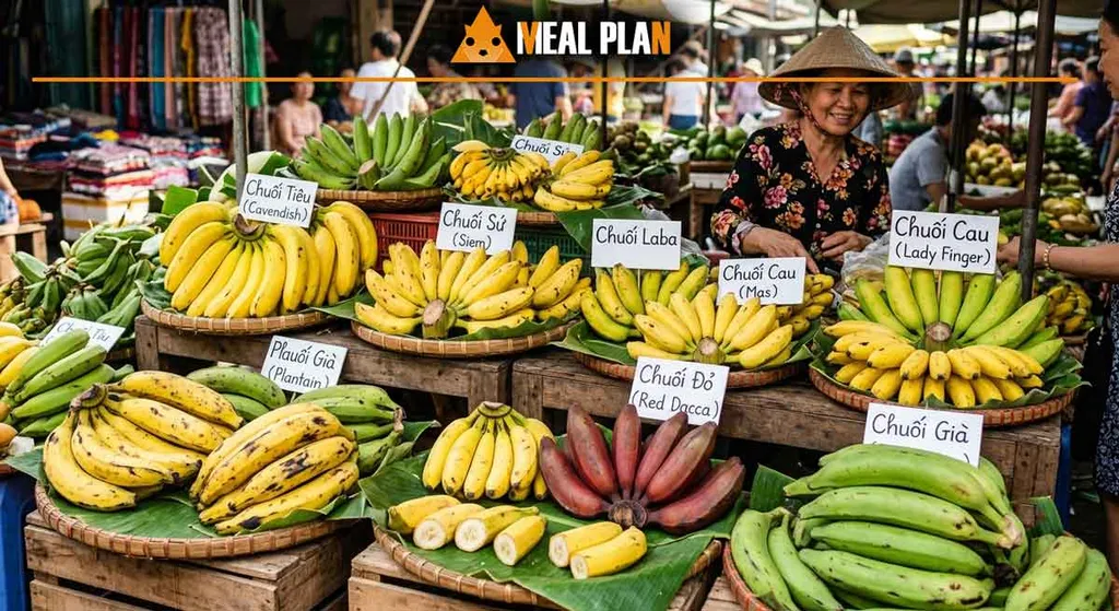 Thực đơn giảm cân không thể nào thiếu chuối