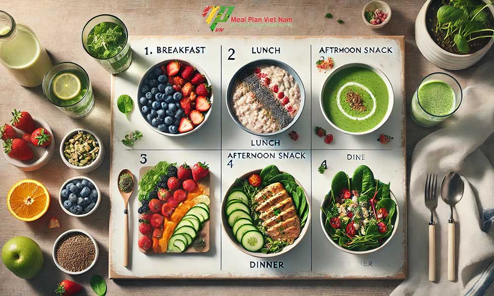 Nếu đây là lần đầu tìm hiểu về eat clean, bạn nên thử Thực Đơn 4 Bữa này