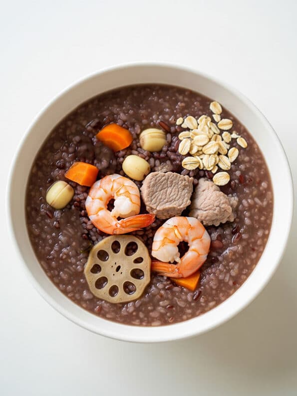 cháo gạo lứt yến mạch